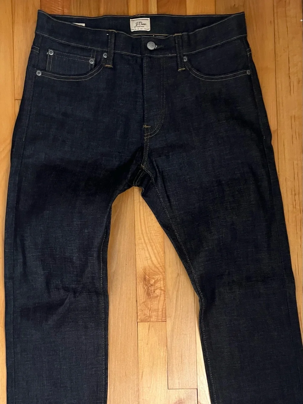 J. Crew 484 Slim Fit Japanese Selvedge Denim Jeans Dark Wash 31x30 NWT